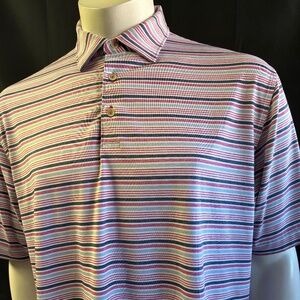 Nice mens large Peter Millar Summer Comfort golf shirt